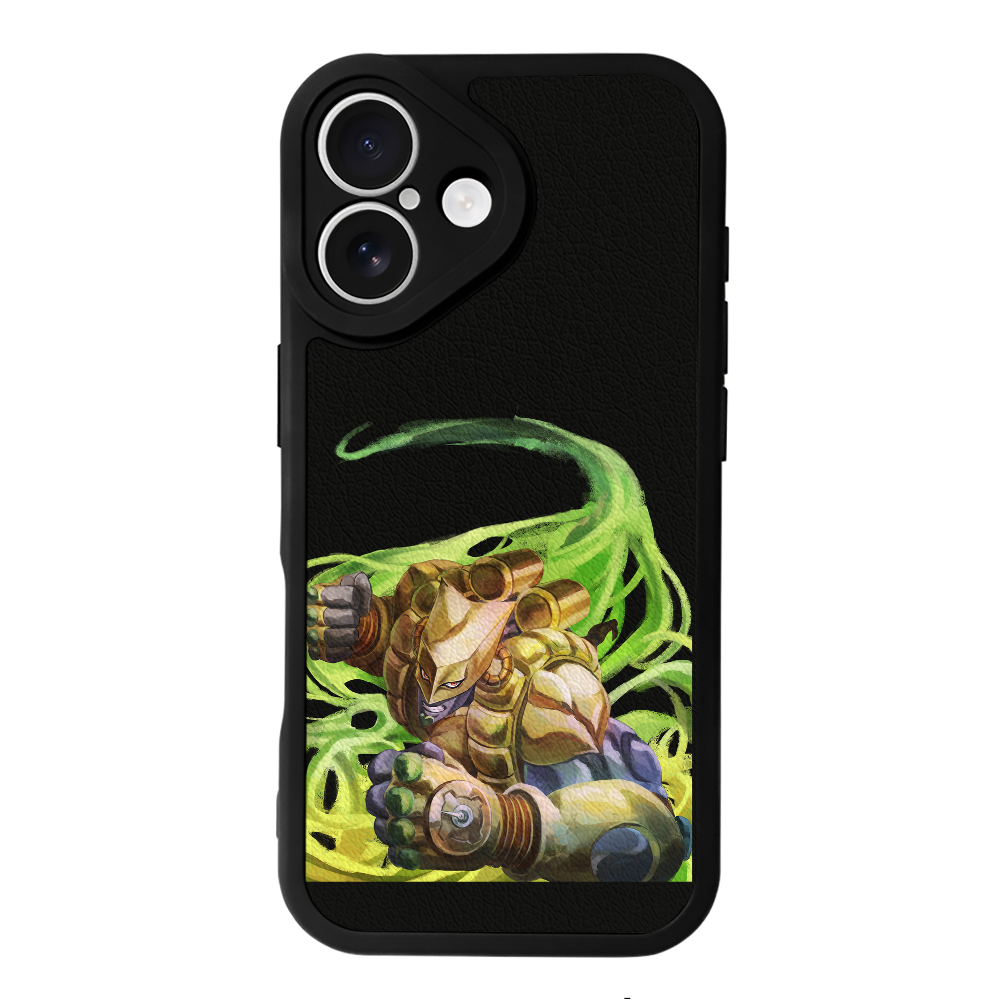 （画像用） ジョジョの奇妙な冒険 ディオ?ブランドー JoJo's Bizarre Adventure Dio Brando 【iPhone 16シリーズ対応】シリコンスマホケース（レザー調） 材質：シリコン
